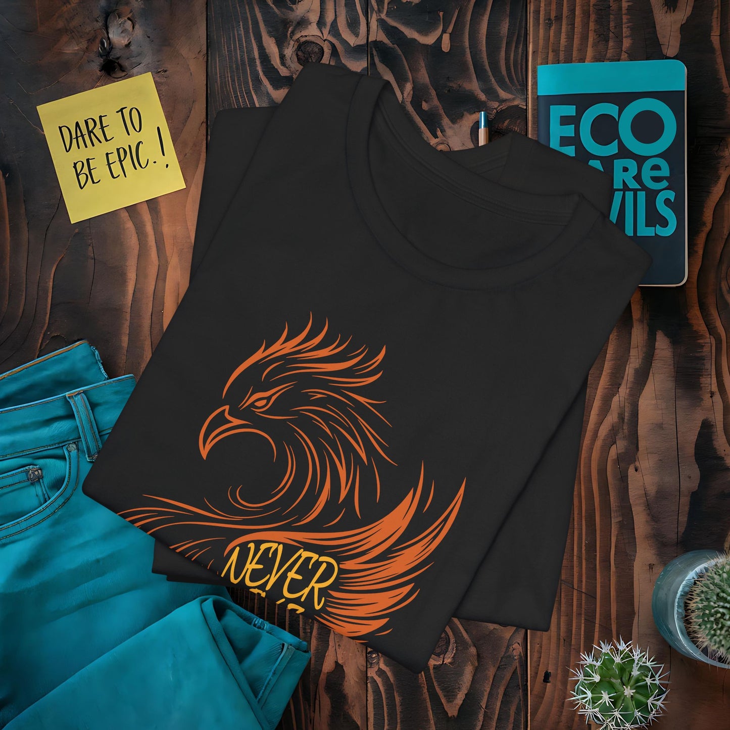 Never Give up Fenix T-shirt
