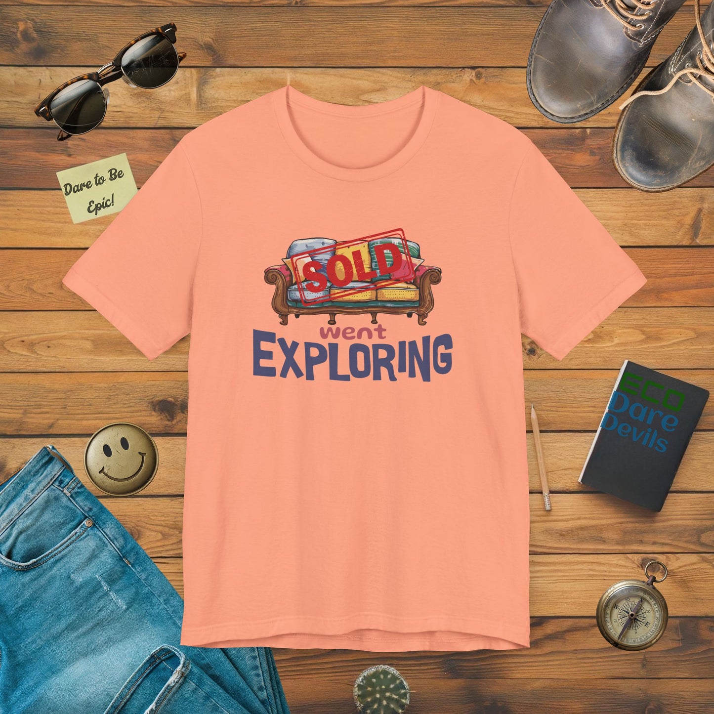 Sold my couch went Exploring T-Shirt