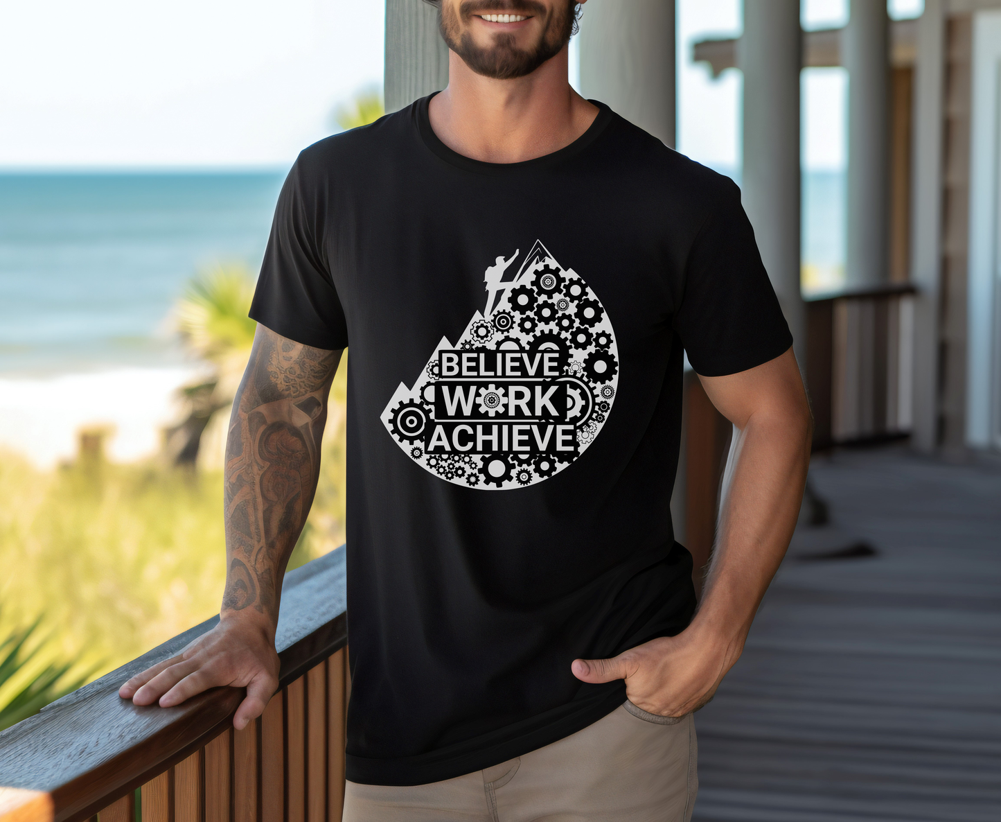 Believe Work Achieve T-Shirt