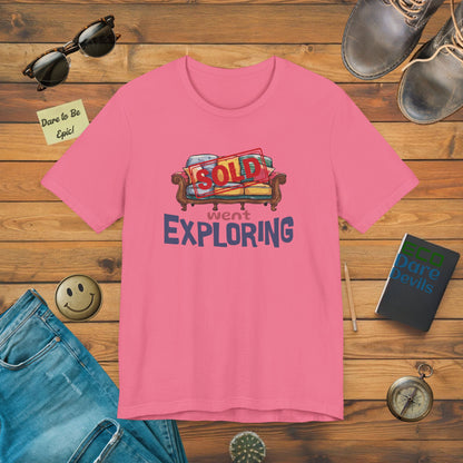 Sold my couch went Exploring T-Shirt