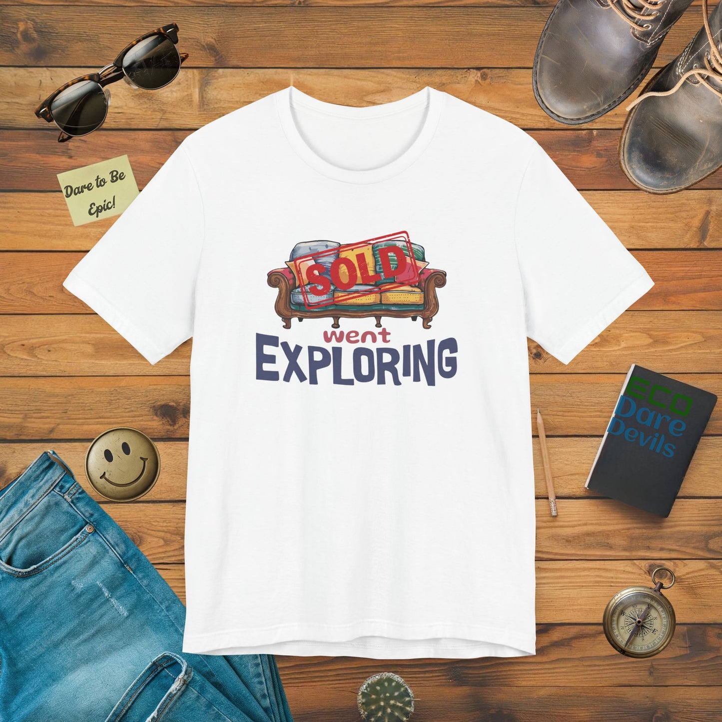 Sold my couch went Exploring T-Shirt