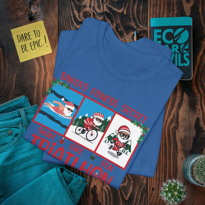 Santa's Fitness Secret Triathlon Christmas Power