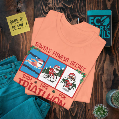 Santa's Fitness Secret Triathlon Christmas Power