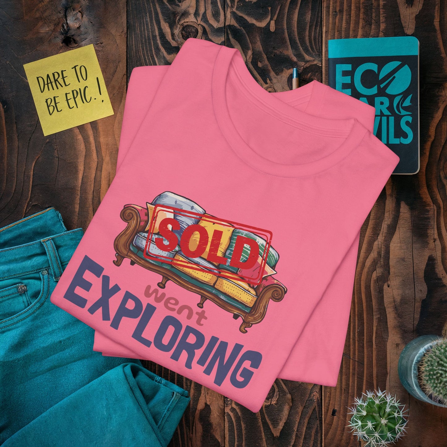 Sold my couch went Exploring T-Shirt