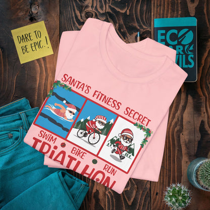 Santa's Fitness Secret Triathlon Christmas Power