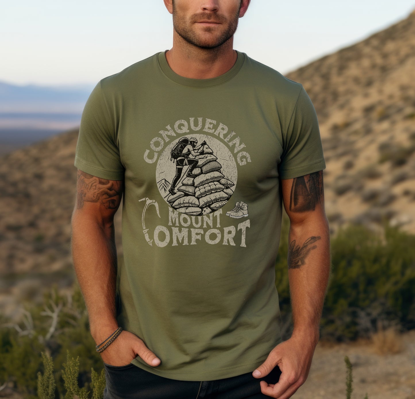 Conquering Mount Comfort T-Shirt